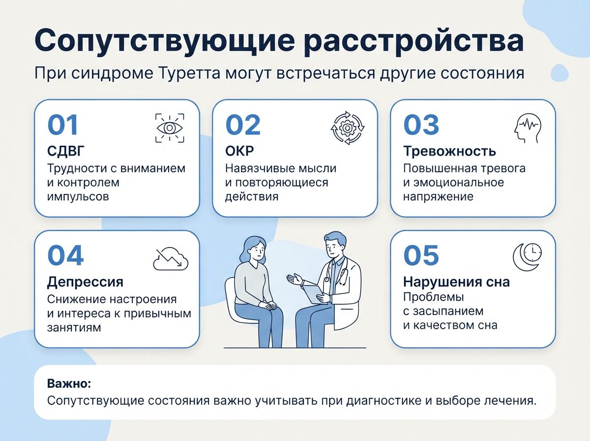 Лечение синдрома Туретта в Осташкове инфографика